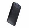 Sony Xperia P LT22i Δερμάτινη Θήκη Flip Μαύρη